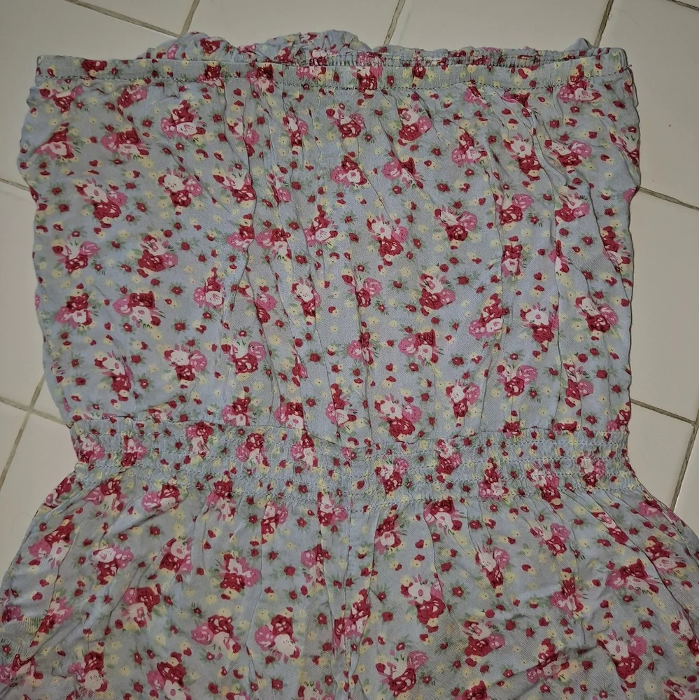 Women’s Strapless romper shorts summer pool beach sport party ruffle athleisure